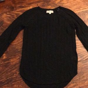 Black sweater. Pink Republic